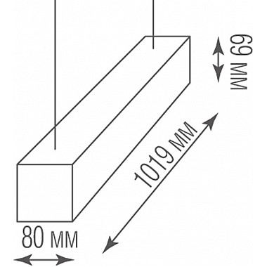 Подвесной светильник Decoled DL18516S100WW40L5 D2