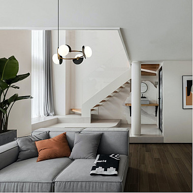 Подвесной светильник Moity 70150/4 черный/латунь Smart