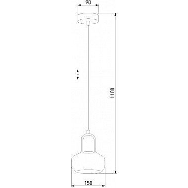 Подвесной светильник Vichy 2320 Vichy Black