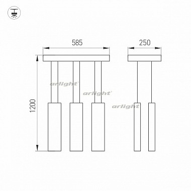 Подвесной светильник LEGACY 028153