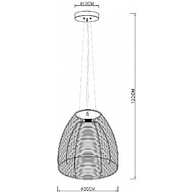 Подвесной светильник Filo Big Mob 342027