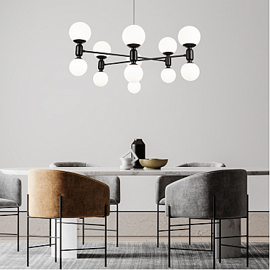 Подвесной светильник Bubble 30182 черный Smart