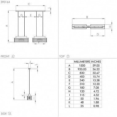 Подвесной светильник Cidraz 390164