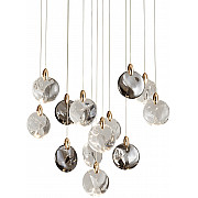 Подвесной светильник OD2440 OD2440-13 gold/clear+amber+grey