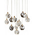 Подвесной светильник OD2440 OD2440-13 gold/clear+amber+grey