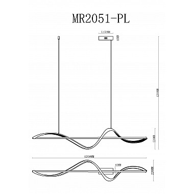 Подвесной светильник Marry MR2051-PL