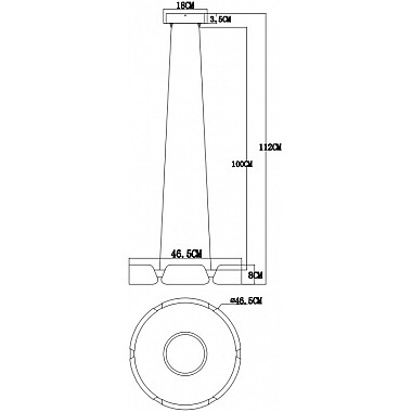 Подвесной светильник Ethan FR6042PL-L86W