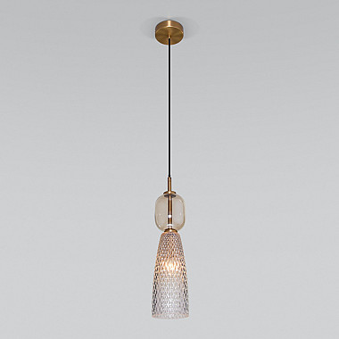 Подвесной светильник Glossy 50211/1 янтарный