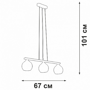 Подвесной светильник V3107-0/3S