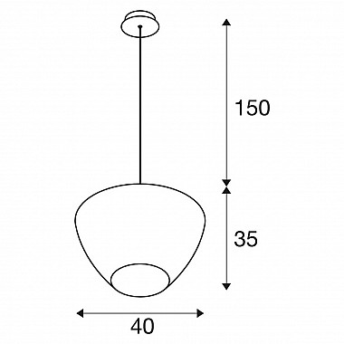 Подвесной светильник SLV Pantilo 1003444