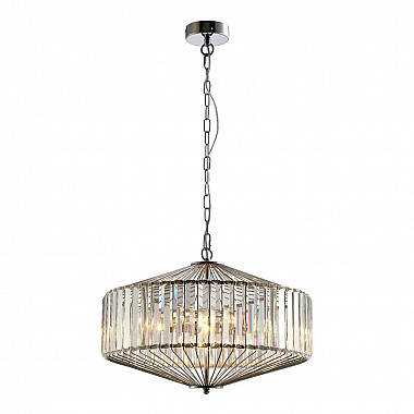 Подвесной светильник Crystal Lux Fiesta SP5 Chrome/Transparente