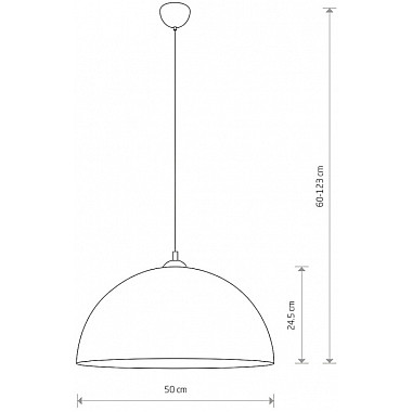 Подвесной светильник Hemisphere L 10298