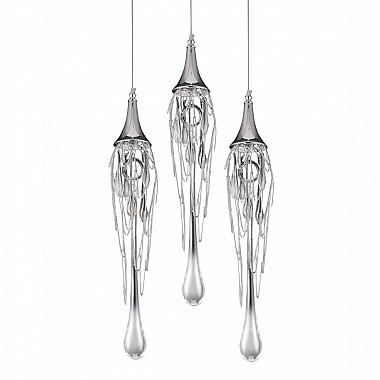 Подвесной светильник Goddess Tears P68009L-3/R chrome