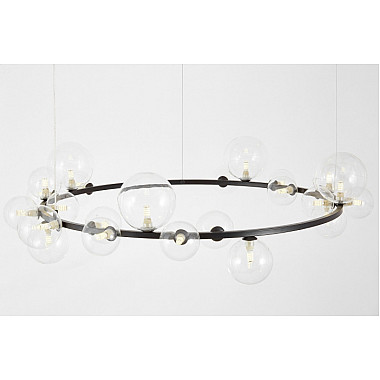 Подвесной светильник Merido LDP 7033-24 BK+CL