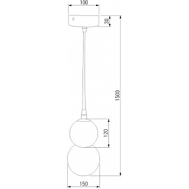 Подвесной светильник Polar 50251/1 LED белый