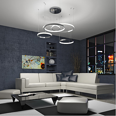 Подвесной светильник Posh 90175/5 хром