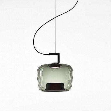 Подвесной светильник 8871 8871P/B L black/light green