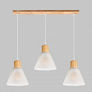 Подвесной светильник MD.6029-3-P-WOOD+WH