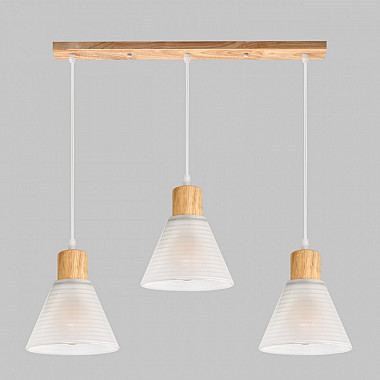 Подвесной светильник MD.6029-3-P-WOOD+WH