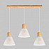 Подвесной светильник MD.6029-3-P-WOOD+WH