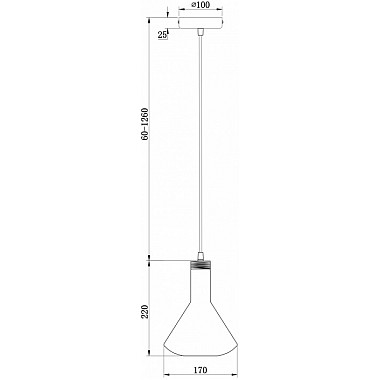 Подвесной светильник Lizia FR8010PL-01GB
