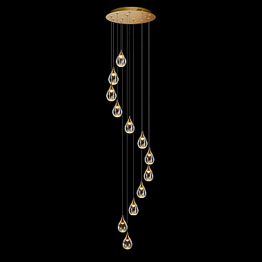 Подвесной светильник Stilla MD24001004-12A gold/clear