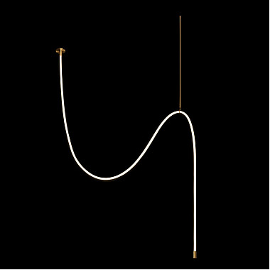 Подвесной светильник Thread 10388C Brass