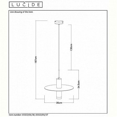 Подвесной светильник Selin 03322/01/30