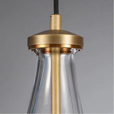 Подвесной светильник Raindrop MT9093-1H brushed gold