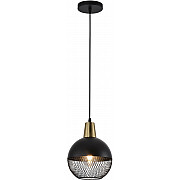 Подвесной светильник 03205-3.9-01 BK+COPPER