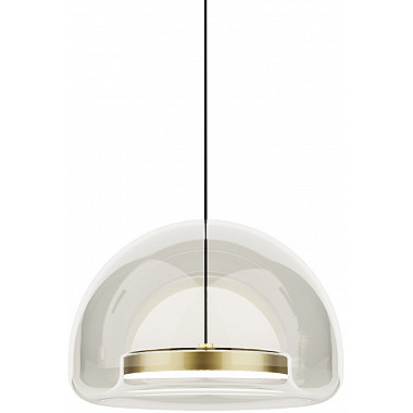 Подвесной светильник MD24030031 MD24030031-1A brass/clear