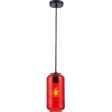 Подвесной светильник Rise 10177/1S Black/Red