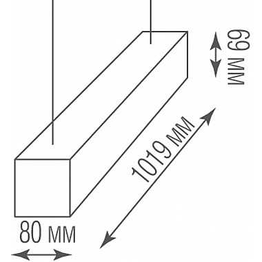 Подвесной светильник Decoled DL18516S100WW40L5 D3
