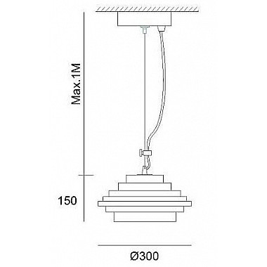 Подвесной светильник Esmeralda 341058