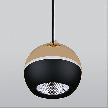 Подвесной светильник DLS023 DLS023 9W 4200K черный/золото