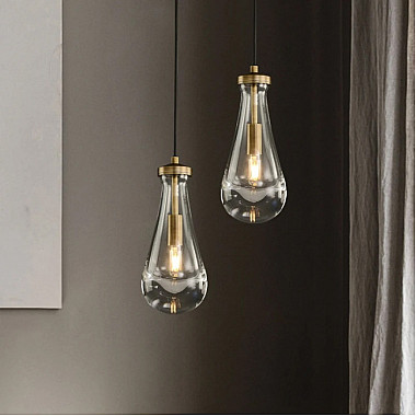 Подвесной светильник Raindrop MT9093-1H brushed gold