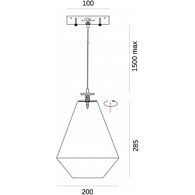 Подвесной светильник Enigma FL1115-1P1