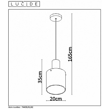 Подвесной светильник Toledo 74405/01/62