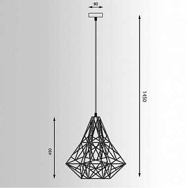 Подвесной светильник Zumaline Skeleton HP1335-WH