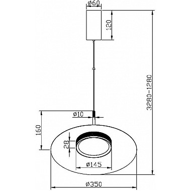 Подвесной светильник El MOD041PL-L15B3K1