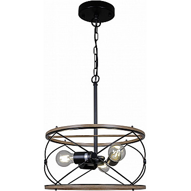 Подвесной светильник IL1008-3P-05 BK WOOD
