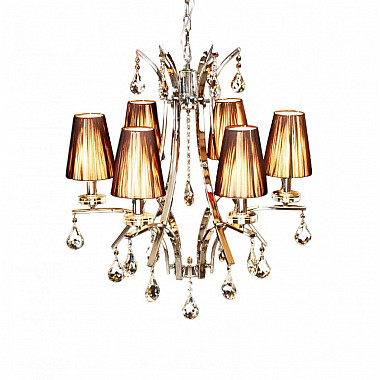 Подвесной светильник Glamour LDP 66247-6 BR+CHR