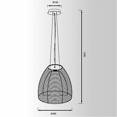 Подвесной светильник Zumaline Pico MD9023-1L(SILVER)