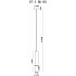 Подвесной светильник Lofty 10705-1 BK-BR