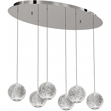 Подвесной светильник Elliot Diamante MD20001012-6A chrome