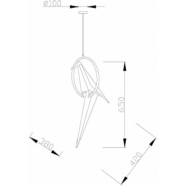 Подвесной светильник Birds V3071-1PL