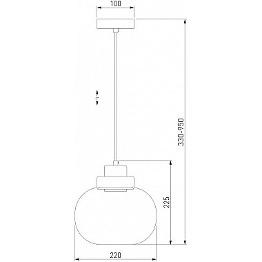 Подвесной светильник Jeffry 50241/1 LED прозрачный