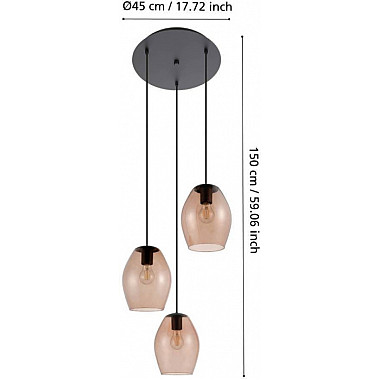 Подвесной светильник Estanys 1 390161