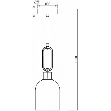 Подвесной светильник Difuso FR5178PL-01N