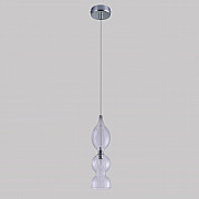 Подвесной светильник Crystal Lux Iris SP1 B Transparent
